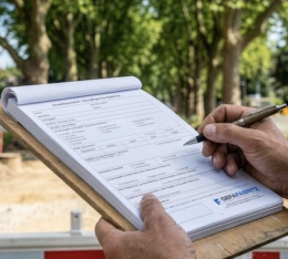 Baustellenprotokoll 1 Stk.