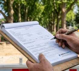 Baustellenprotokoll 100 Stk.