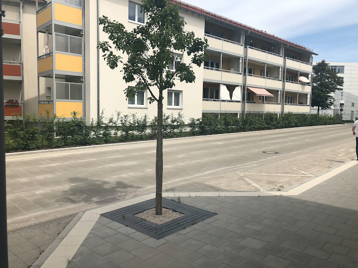 Proyecto de construcción TreeParker® en Traunreut, Fridtjof-Nansen-Straße